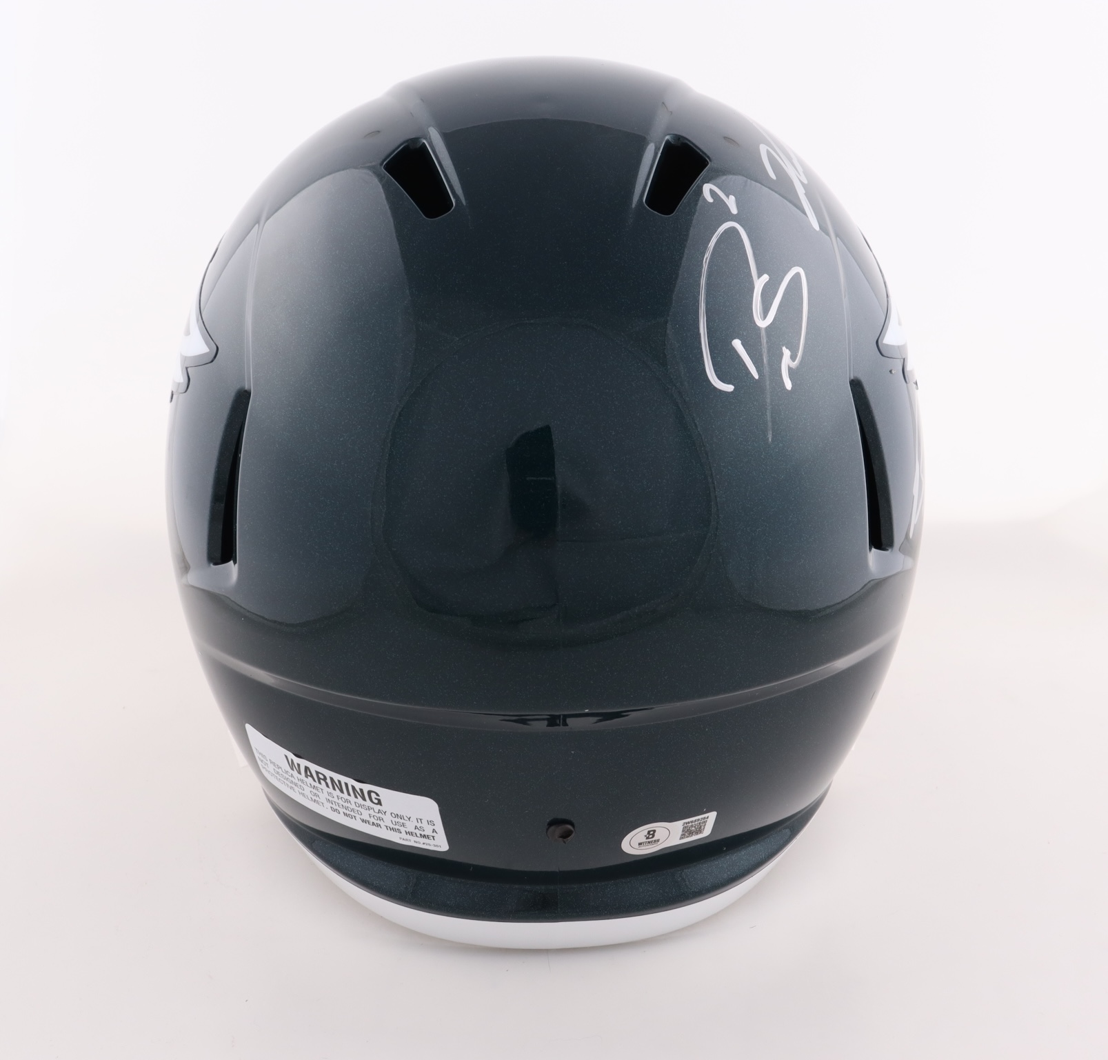 Darius Slay, Brandon Graham & Jalen Carter Signed Eagles Full-Size Speed Helmet (Beckett) at PristineAuction.com Darius Slay, Brandon Graham & Jalen Carter Signed Eagles Full-Size Speed Helmet (Beckett) at PristineAuction.com