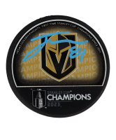 Jonathan Marchessault Signed Golden Knights 2023 Stanley Cup Champions Logo Hockey Puck (Fanatics) at PristineAuction.com