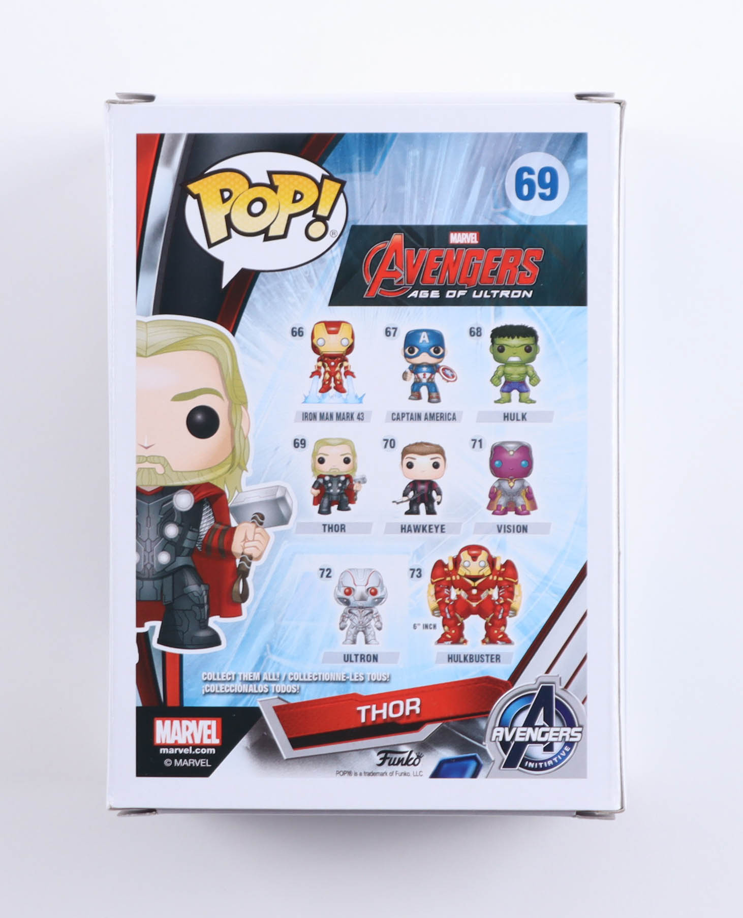 Chris Hemsworth Signed "Avengers: Age of Ultron" #69 Thor Bobble-Head Funko Pop! Vinyl Figure (JSA) at PristineAuction.com Chris Hemsworth Signed "Avengers: Age of Ultron" #69 Thor Bobble-Head Funko Pop! Vinyl Figure (JSA) at PristineAuction.com
