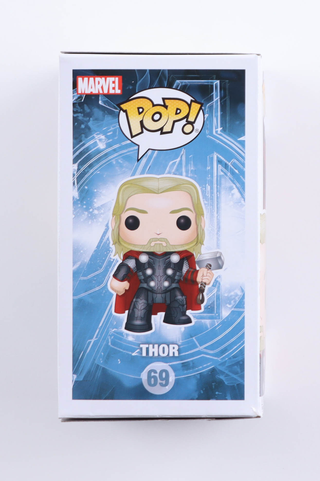 Chris Hemsworth Signed "Avengers: Age of Ultron" #69 Thor Bobble-Head Funko Pop! Vinyl Figure (JSA) at PristineAuction.com Chris Hemsworth Signed "Avengers: Age of Ultron" #69 Thor Bobble-Head Funko Pop! Vinyl Figure (JSA) at PristineAuction.com