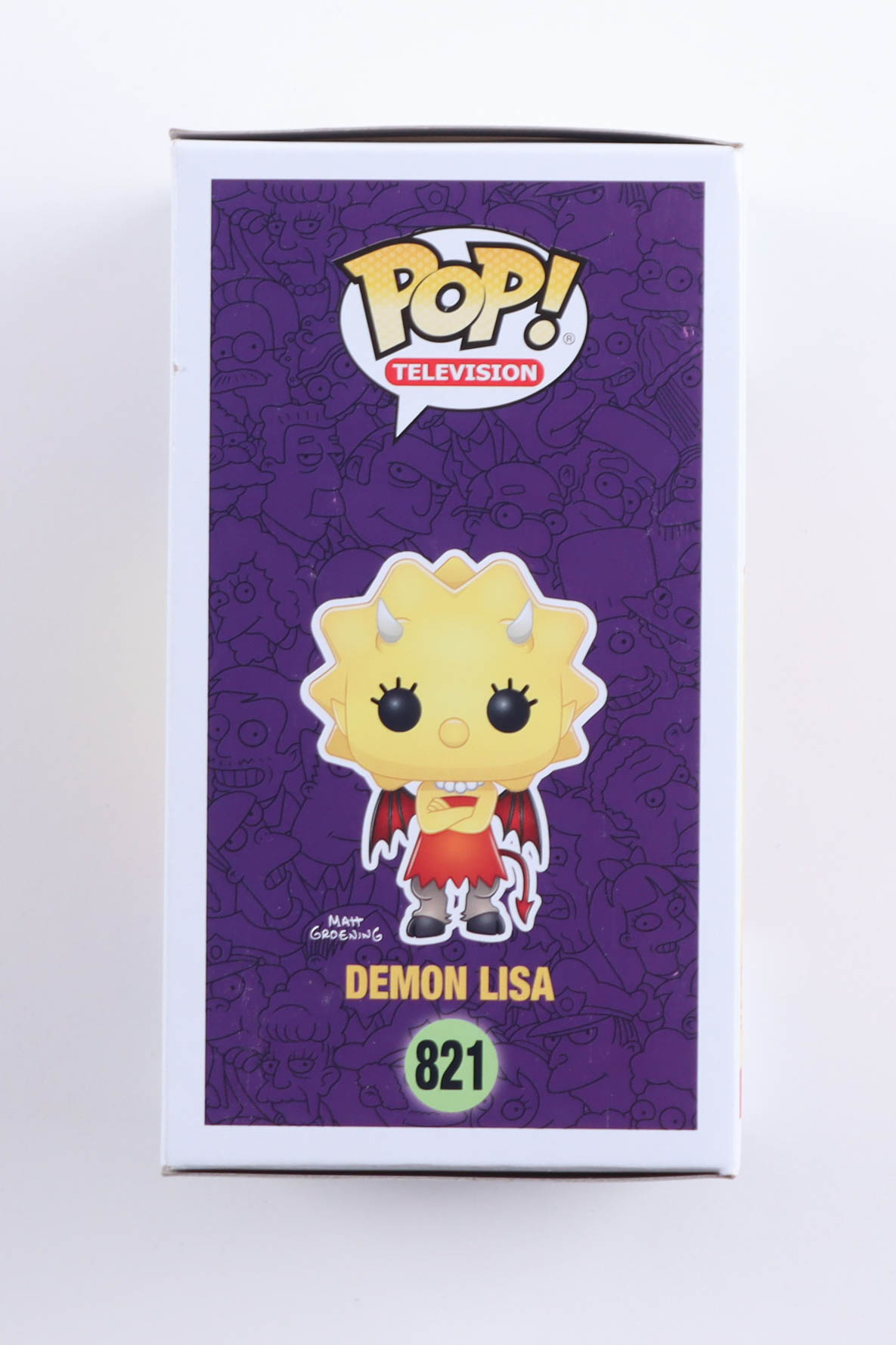 Matt Groening Signed "The Simpsons: Treehouse of Horror" #821 Demon Lisa Funko Pop! Vinyl Figure With Character Sketch (AutographCOA) at PristineAuction.com Matt Groening Signed "The Simpsons: Treehouse of Horror" #821 Demon Lisa Funko Pop! Vinyl Figure With Character Sketch (AutographCOA) at PristineAuction.com