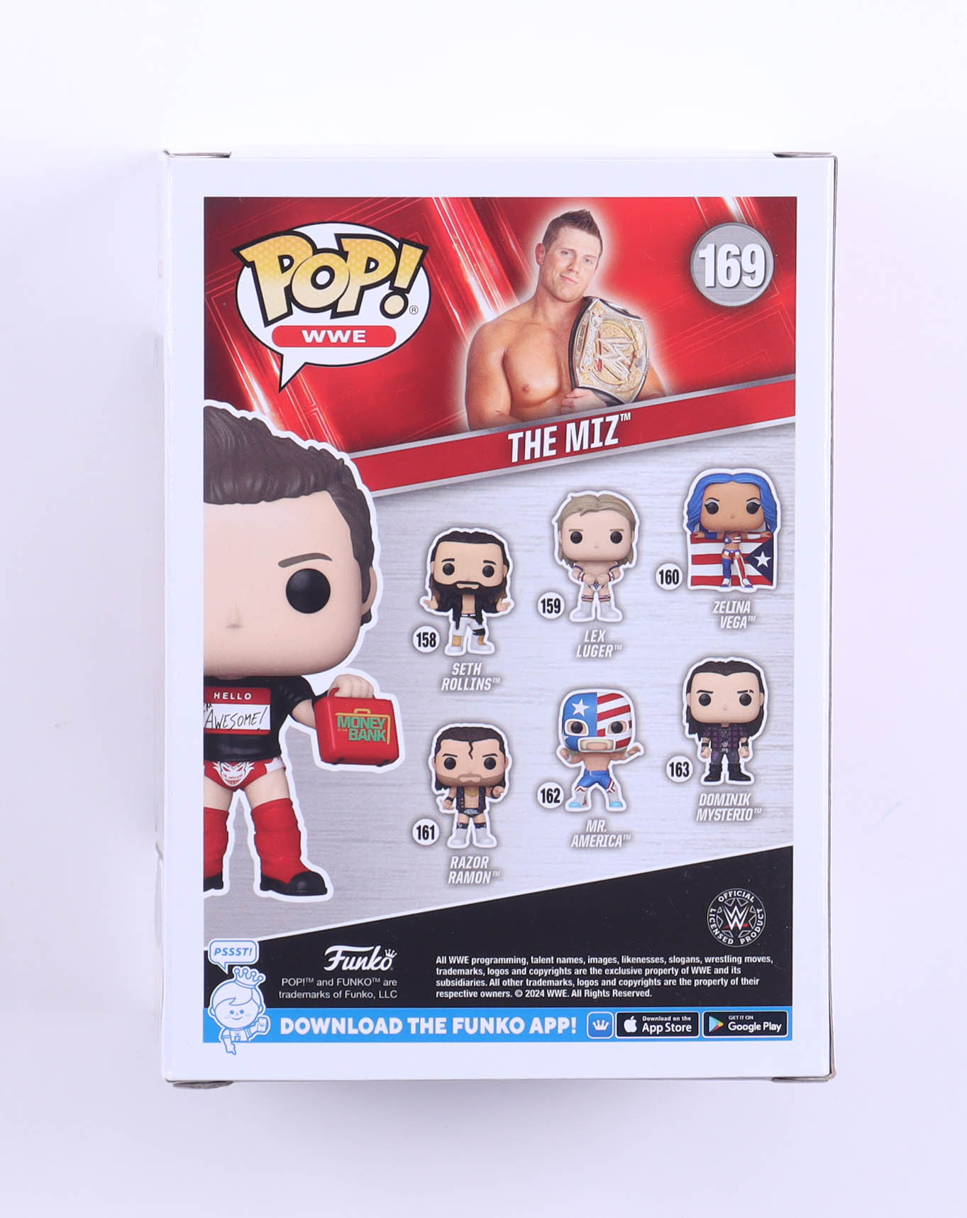 Mike Mizanin Signed "WWE" #169 The Miz Funko Pop! Vinyl Figure (Beckett) at PristineAuction.com Mike Mizanin Signed "WWE" #169 The Miz Funko Pop! Vinyl Figure (Beckett) at PristineAuction.com