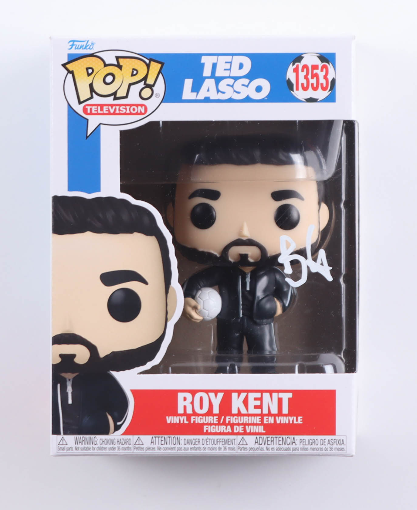 Brett Goldstein Signed "Ted Lasso" #1508 Roy Kent Funko Pop! Vinyl Figure (AutographCOA) at PristineAuction.com Brett Goldstein Signed "Ted Lasso" #1508 Roy Kent Funko Pop! Vinyl Figure (AutographCOA) at PristineAuction.com