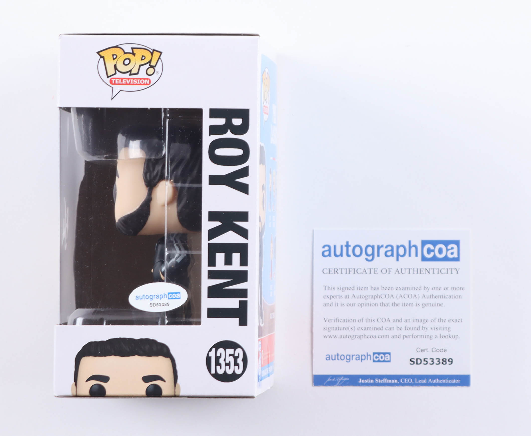 Brett Goldstein Signed "Ted Lasso" #1508 Roy Kent Funko Pop! Vinyl Figure (AutographCOA) at PristineAuction.com Brett Goldstein Signed "Ted Lasso" #1508 Roy Kent Funko Pop! Vinyl Figure (AutographCOA) at PristineAuction.com