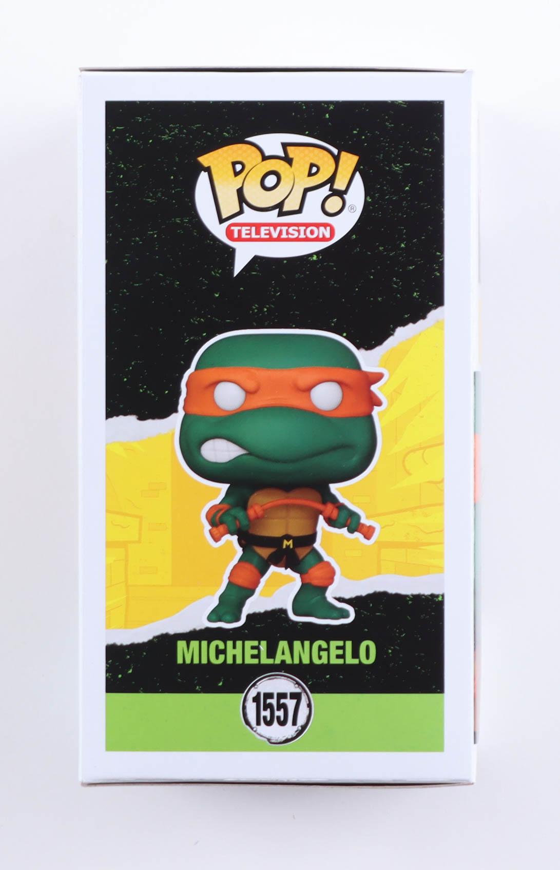 Shamon Brown Jr. Signed "Teenage Mutant Ninja Turtles" #1557 Michelangelo Funko Pop! Vinyl Figure (AutographCOA) at PristineAuction.com Shamon Brown Jr. Signed "Teenage Mutant Ninja Turtles" #1557 Michelangelo Funko Pop! Vinyl Figure (AutographCOA) at PristineAuction.com