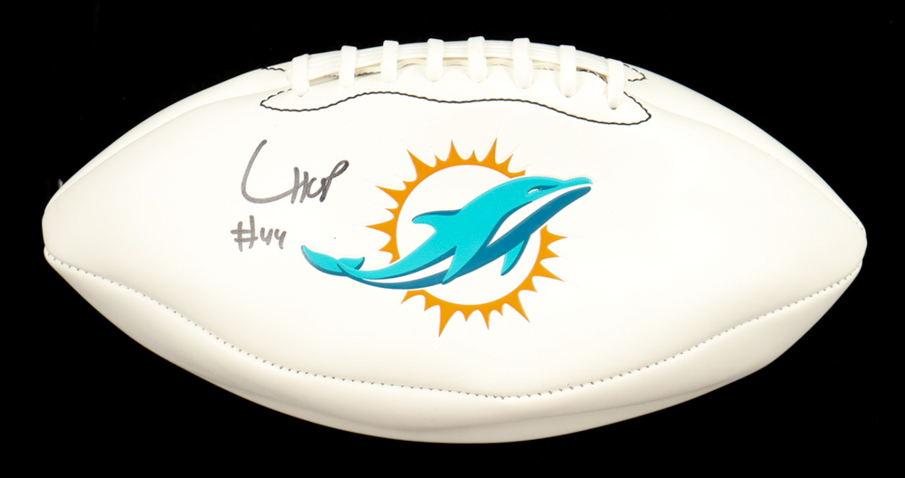 Chop Robinson Signed Dolphins Logo Football (Fanatics) at PristineAuction.com Chop Robinson Signed Dolphins Logo Football (Fanatics) at PristineAuction.com