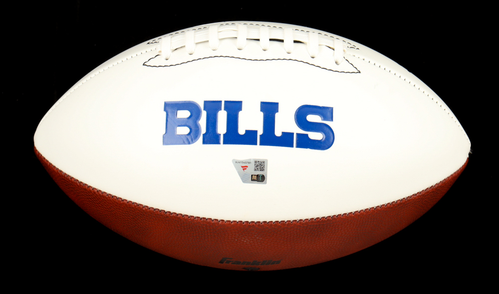 Keon Coleman Signed Bills Logo Football (Fanatics) at PristineAuction.com Keon Coleman Signed Bills Logo Football (Fanatics) at PristineAuction.com