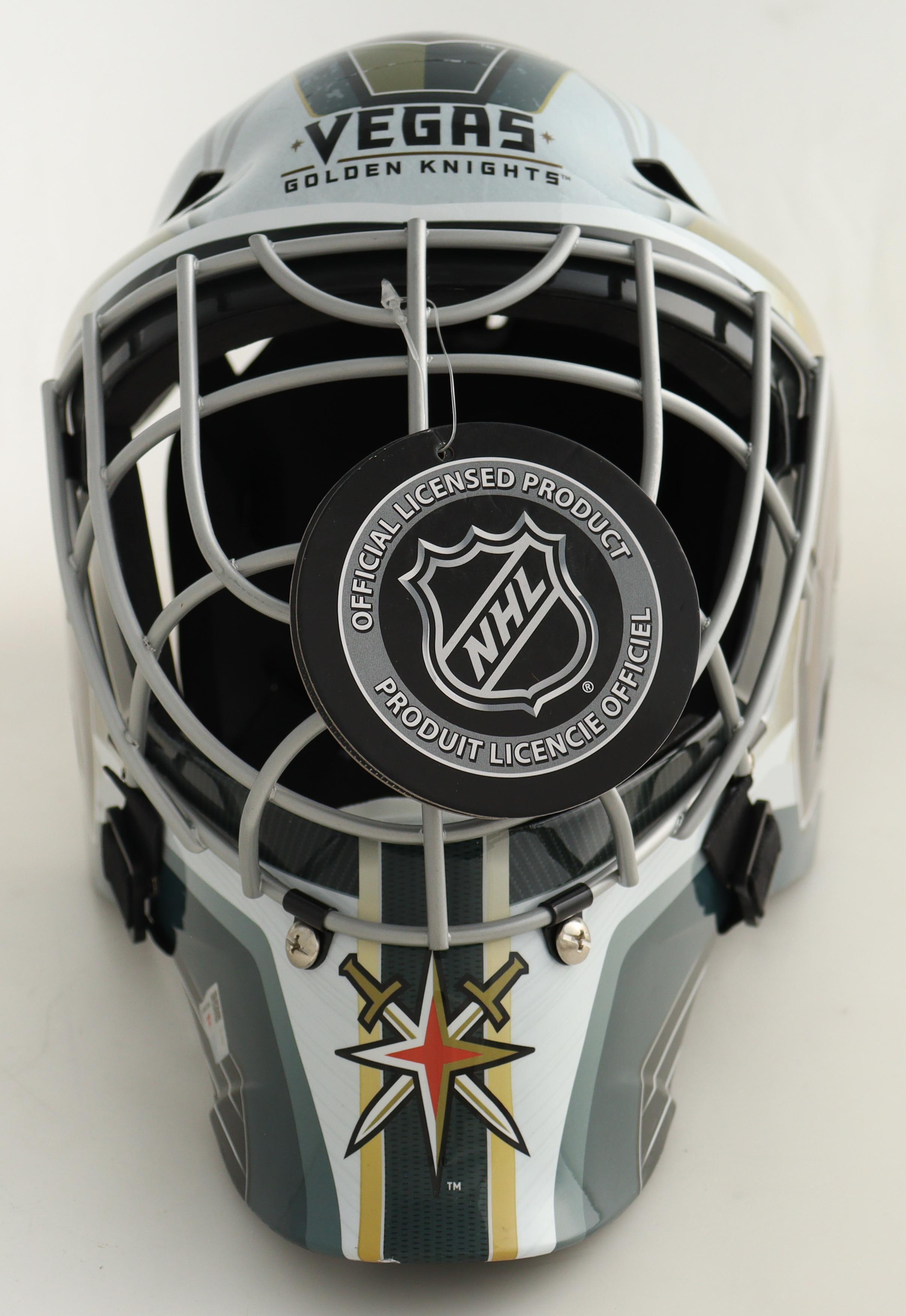 Marc-Andre Fleury Signed Golden Knights Full-Size Goalie Mask (Fanatics) at PristineAuction.com Marc-Andre Fleury Signed Golden Knights Full-Size Goalie Mask (Fanatics) at PristineAuction.com