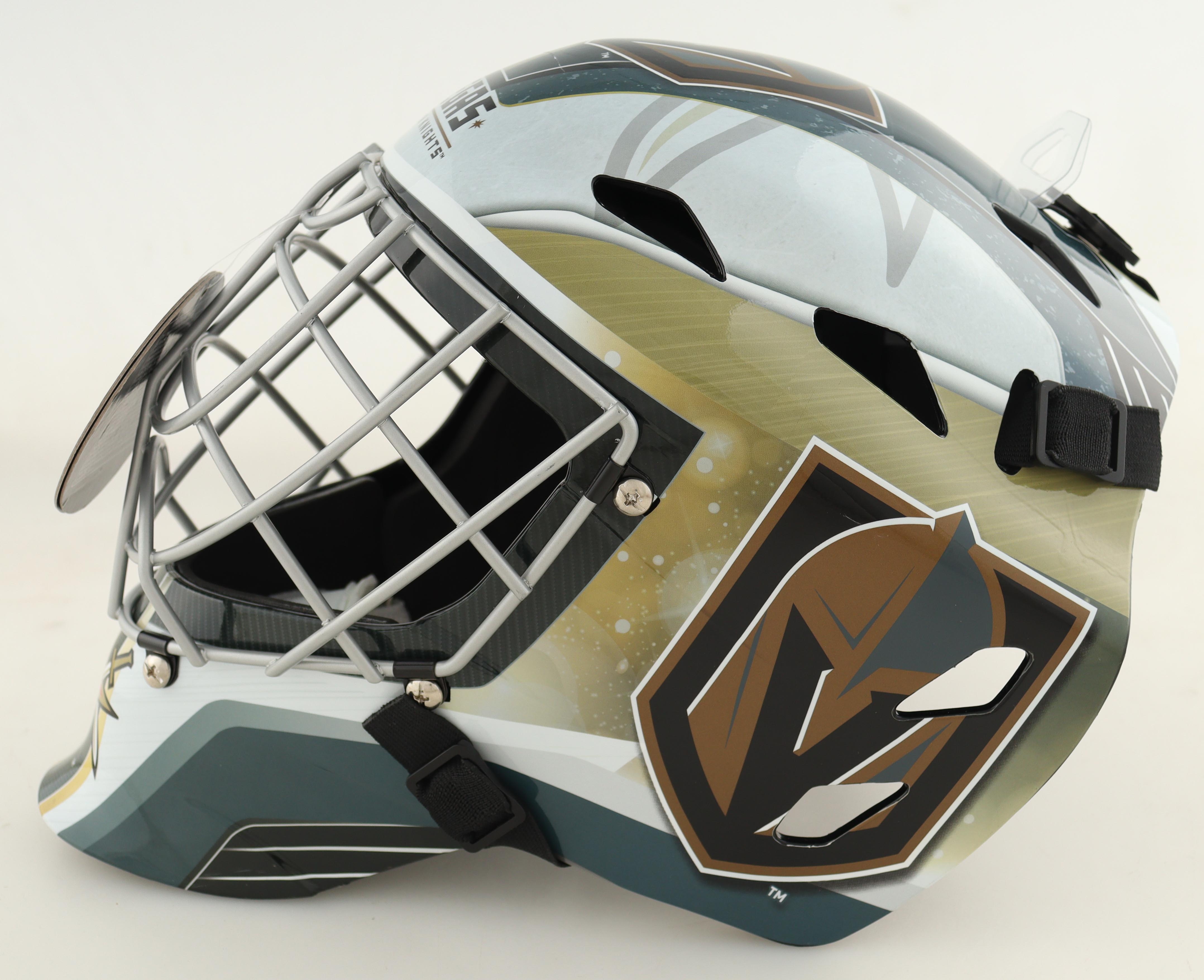 Marc-Andre Fleury Signed Golden Knights Full-Size Goalie Mask (Fanatics) at PristineAuction.com Marc-Andre Fleury Signed Golden Knights Full-Size Goalie Mask (Fanatics) at PristineAuction.com