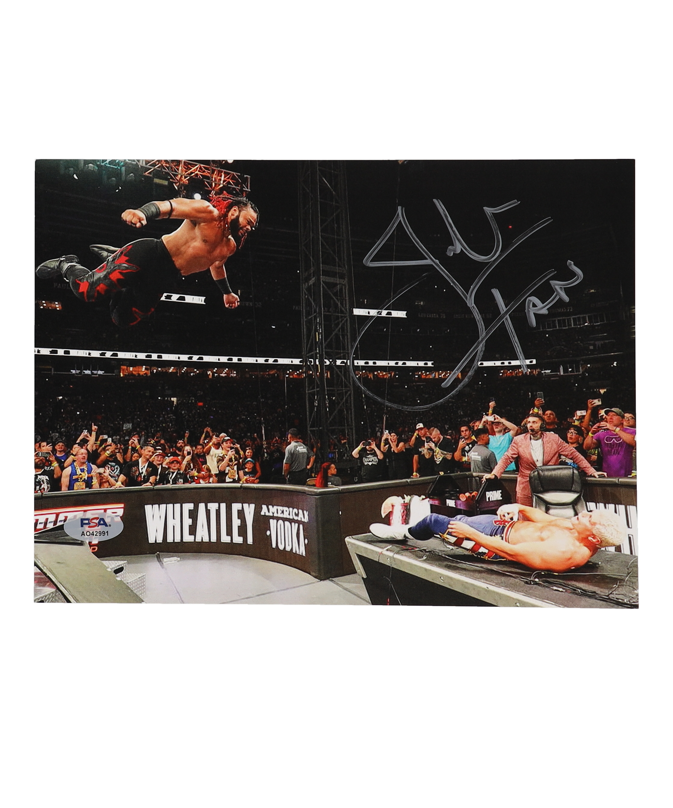 Jacob Fatu Signed WWE 8x10 Photo (PSA) at PristineAuction.com Jacob Fatu Signed WWE 8x10 Photo (PSA) at PristineAuction.com