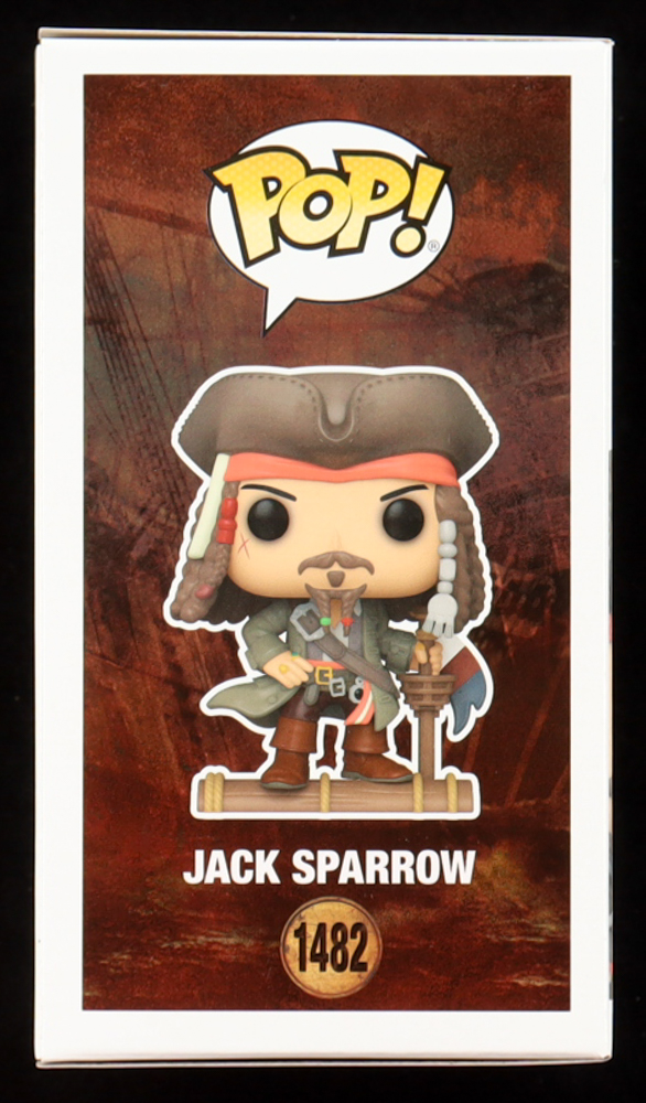 Johnny Depp Signed "Pirates Of The Caribbean" #1482 Jack Sparrow Funko Pop! Vinyl Figure (PSA) at PristineAuction.com Johnny Depp Signed "Pirates Of The Caribbean" #1482 Jack Sparrow Funko Pop! Vinyl Figure (PSA) at PristineAuction.com