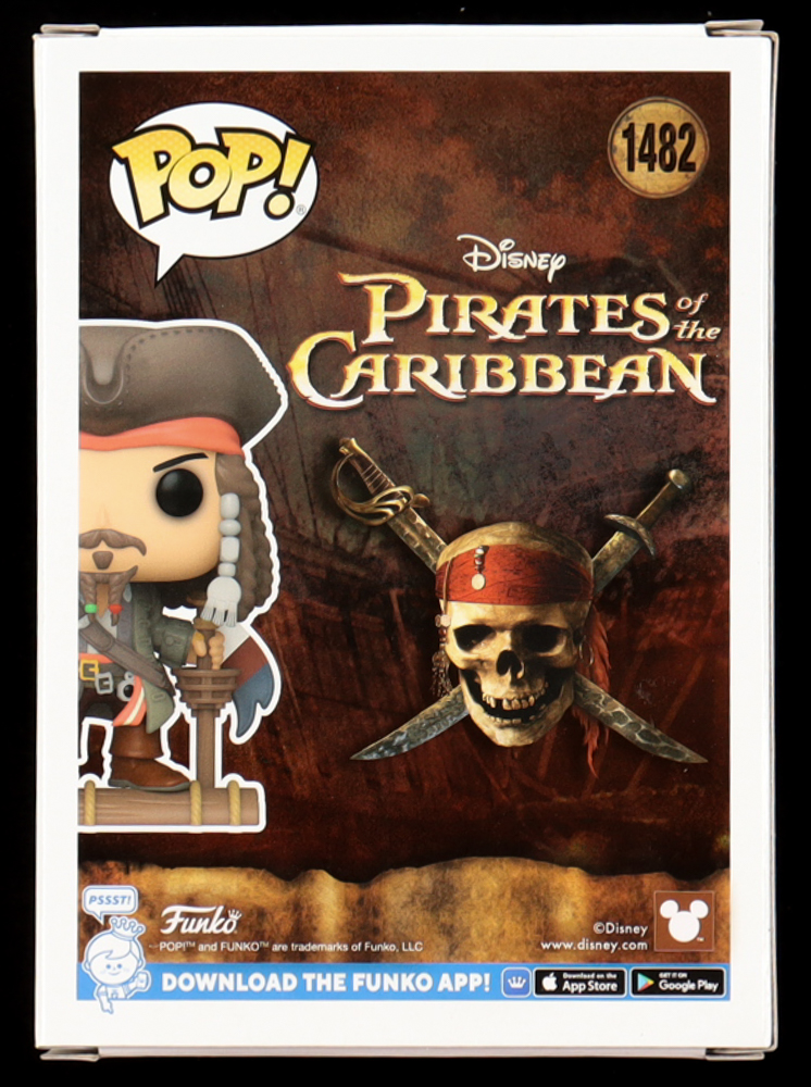 Johnny Depp Signed "Pirates Of The Caribbean" #1482 Jack Sparrow Funko Pop! Vinyl Figure (PSA) at PristineAuction.com Johnny Depp Signed "Pirates Of The Caribbean" #1482 Jack Sparrow Funko Pop! Vinyl Figure (PSA) at PristineAuction.com