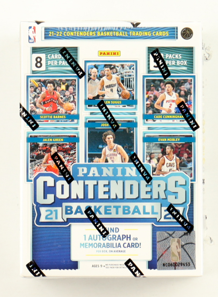2021-22 Panini Contenders Basketball Blaster Box With (6) Packs at PristineAuction.com 2021-22 Panini Contenders Basketball Blaster Box With (6) Packs at PristineAuction.com