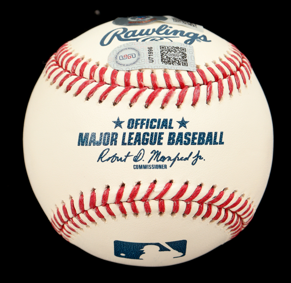 Josh Hader Signed OML Baseball Inscribed "Haderade" (Beckett & USA SM) at PristineAuction.com Josh Hader Signed OML Baseball Inscribed "Haderade" (Beckett & USA SM) at PristineAuction.com