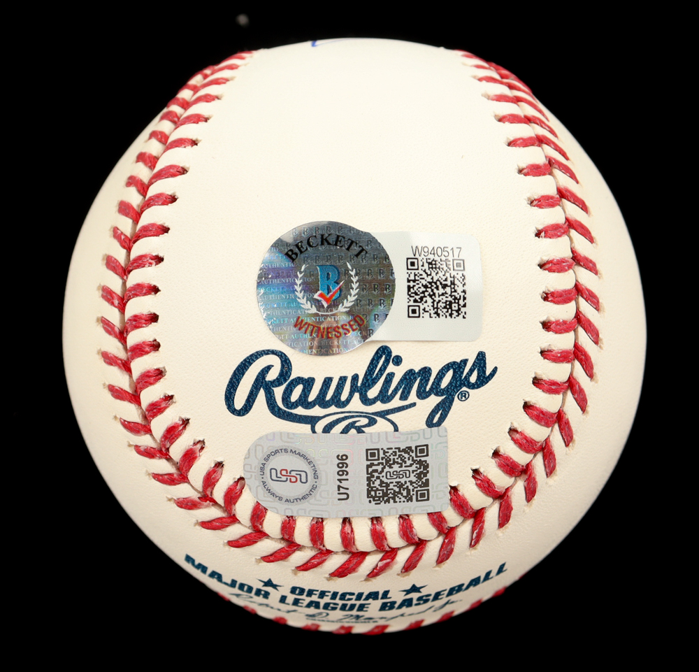 Josh Hader Signed OML Baseball Inscribed "Haderade" (Beckett & USA SM) at PristineAuction.com Josh Hader Signed OML Baseball Inscribed "Haderade" (Beckett & USA SM) at PristineAuction.com