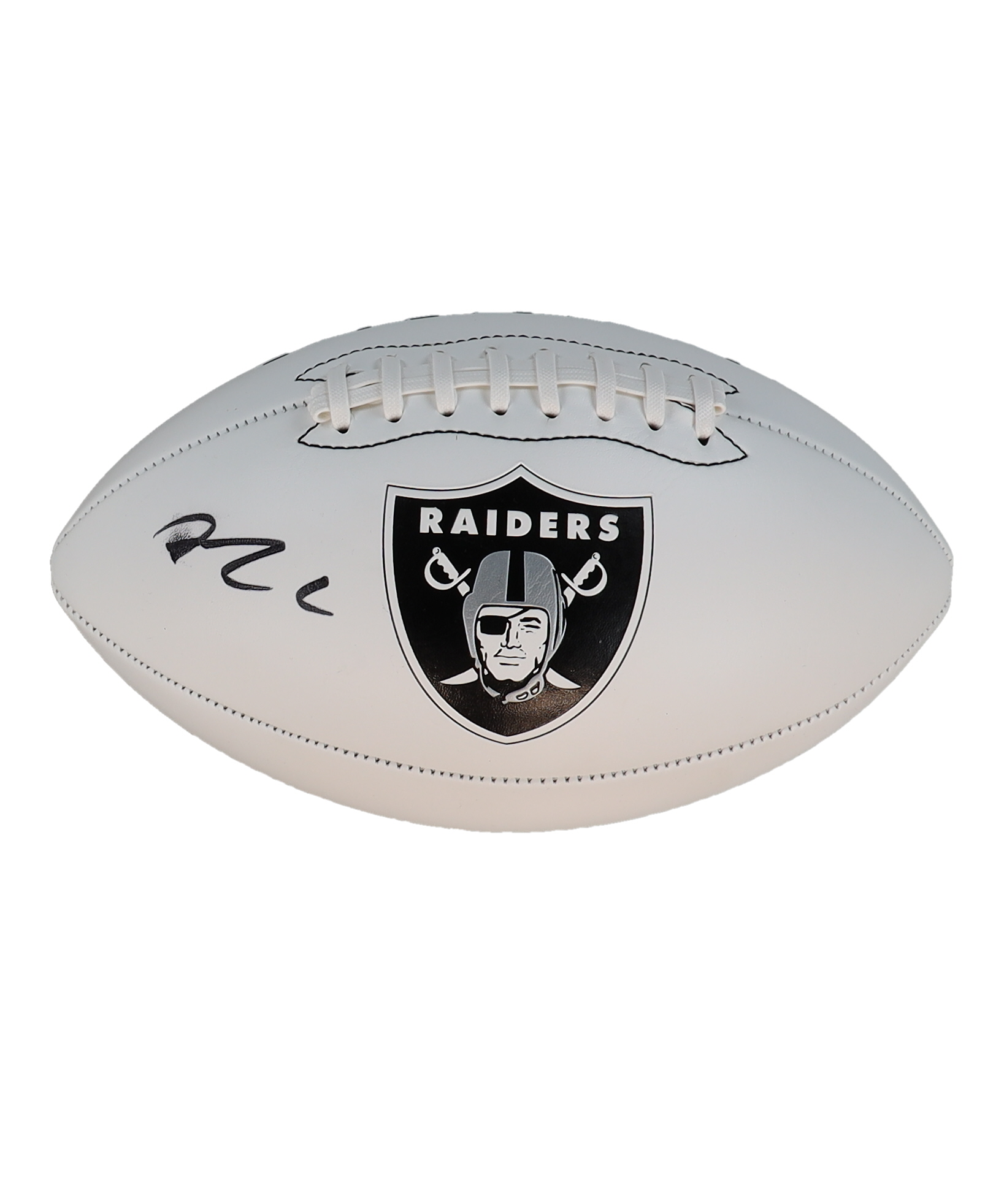 Maxx Crosby Signed Raiders Logo Football (Fanatics) at PristineAuction.com Maxx Crosby Signed Raiders Logo Football (Fanatics) at PristineAuction.com