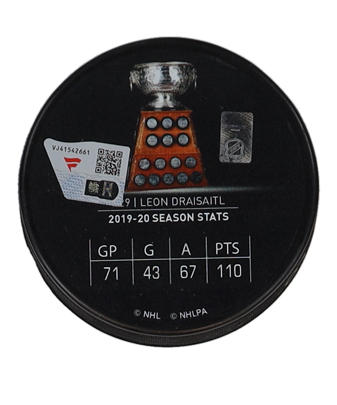 Leon Draisaitl Signed LE 2020 "Art Ross Trophy Winner" Commemorative Hockey Puck (Fanatics) at PristineAuction.com Leon Draisaitl Signed LE 2020 "Art Ross Trophy Winner" Commemorative Hockey Puck (Fanatics) at PristineAuction.com