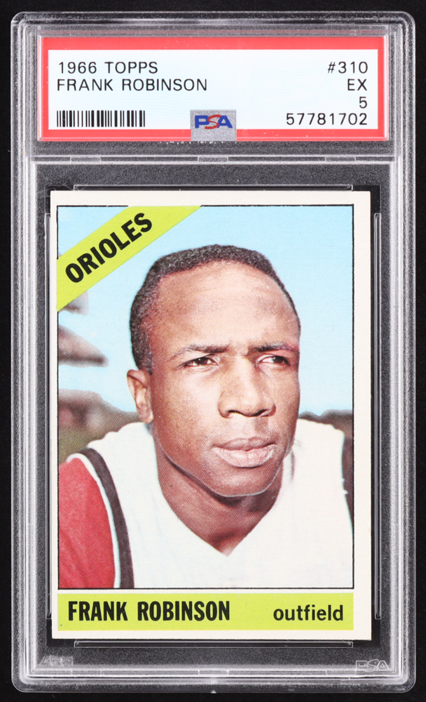 Frank Robinson 1966 Topps #310 (PSA 5) at PristineAuction.com Frank Robinson 1966 Topps #310 (PSA 5) at PristineAuction.com