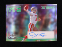 Joe Montana 2024 Leaf Legacy Collection #IA-JM4 Autograph Green Prismatic SP Variation #1/4 at PristineAuction.com