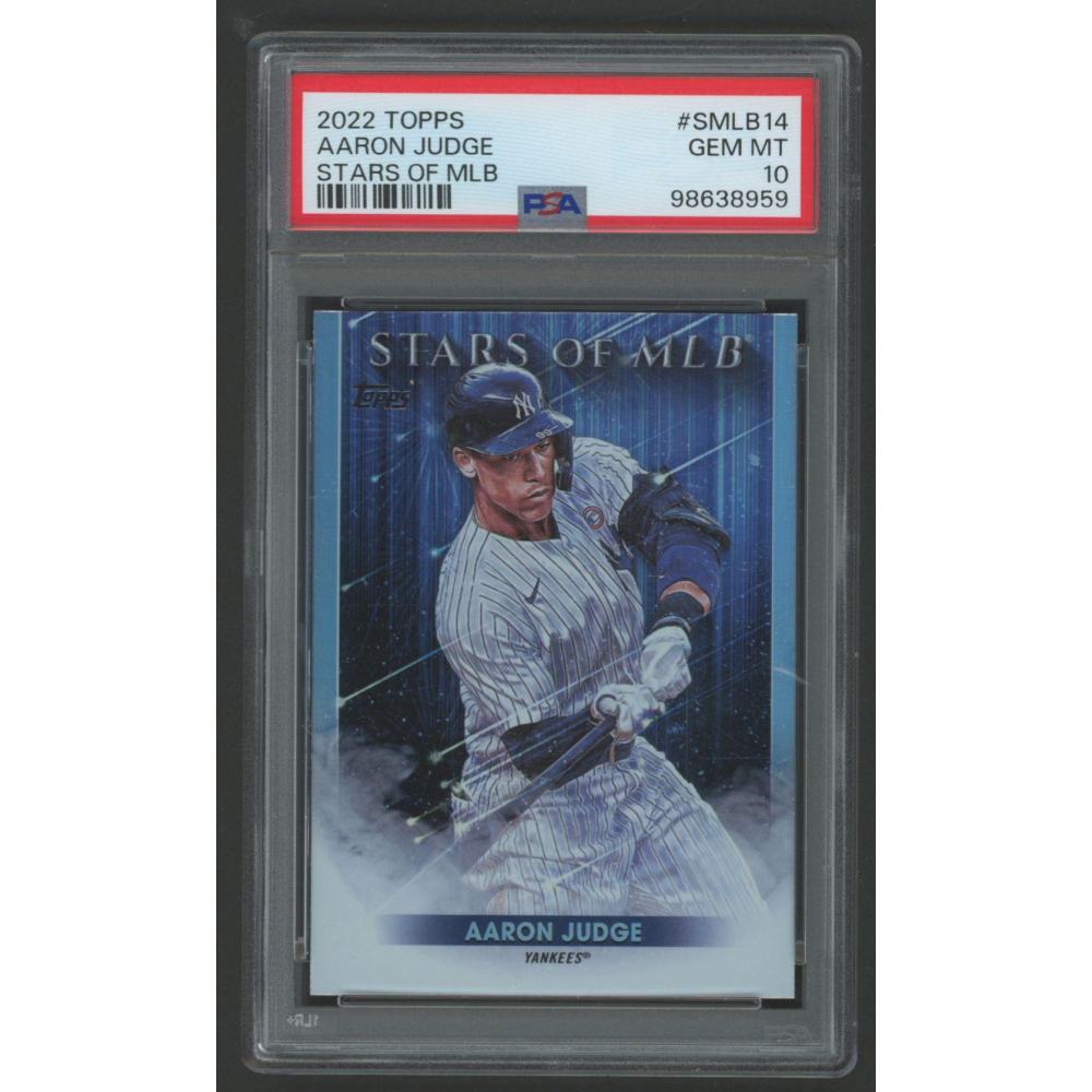 Aaron Judge 2022 Topps Stars of MLB #SMLB14 (PSA 10) | Pristine Auction