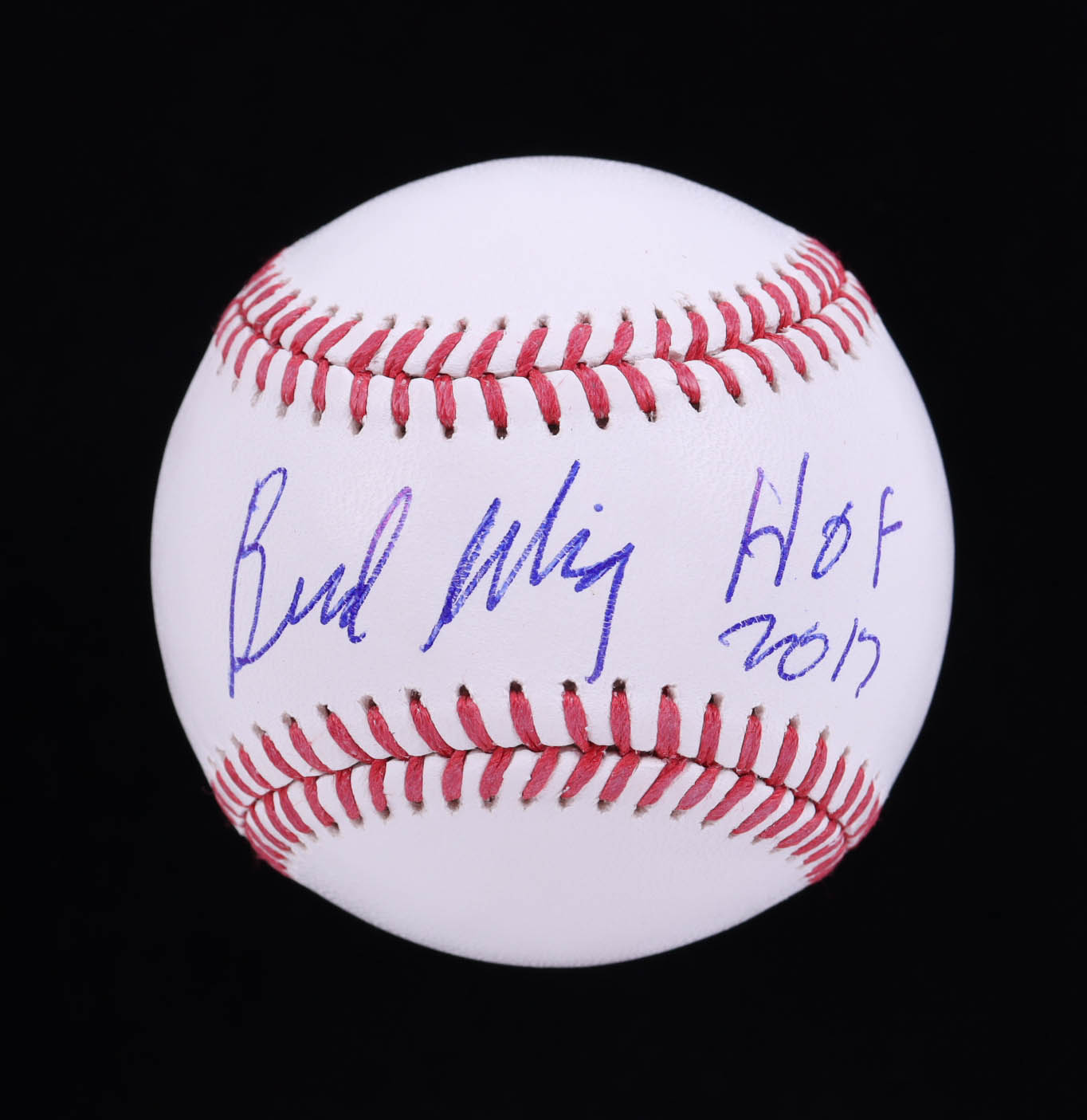 Bud Selig Signed OML Baseball Inscribed "HOF 2017" (JSA) at PristineAuction.com Bud Selig Signed OML Baseball Inscribed "HOF 2017" (JSA) at PristineAuction.com