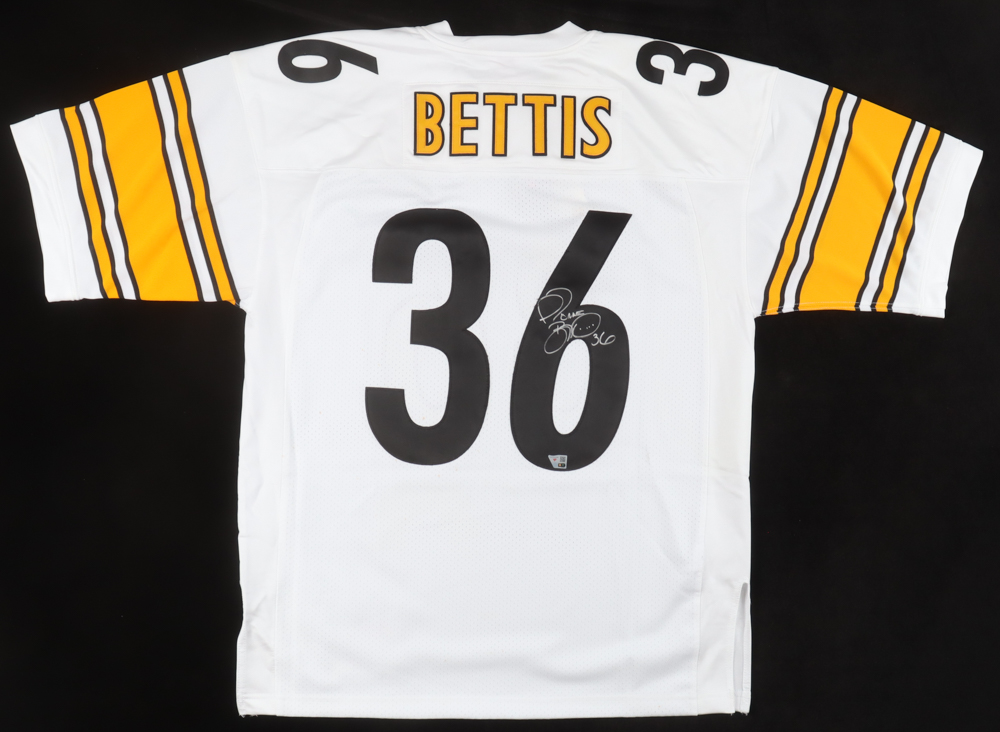 Jerome Bettis Signed Steelers Jersey With Super Bowl XL Patch (Fanatics) at PristineAuction.com Jerome Bettis Signed Steelers Jersey With Super Bowl XL Patch (Fanatics) at PristineAuction.com