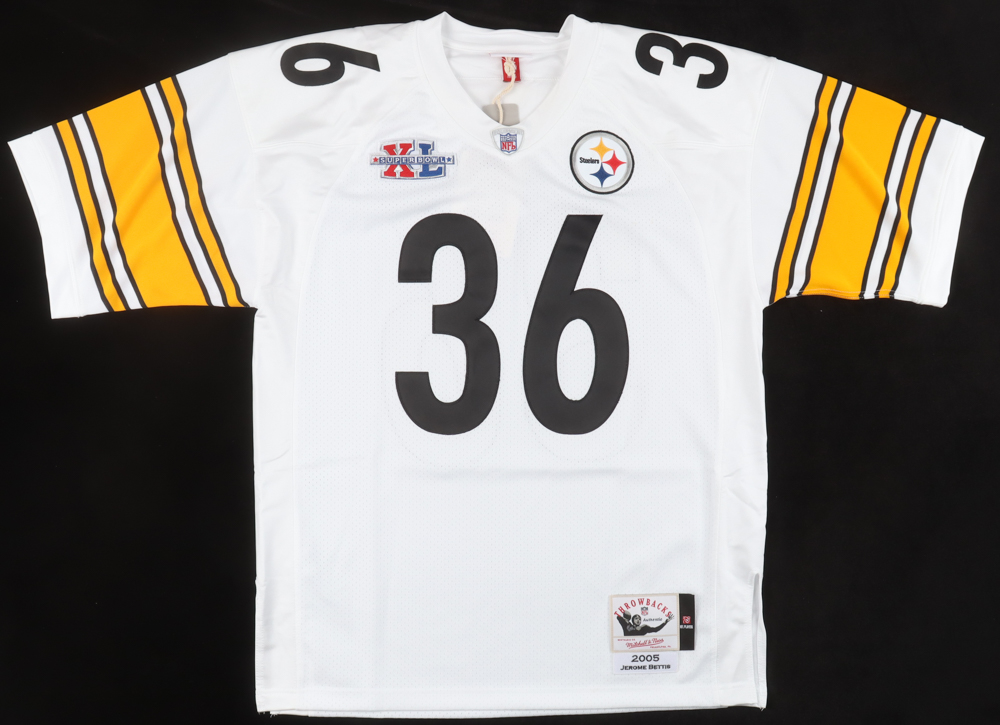 Jerome Bettis Signed Steelers Jersey With Super Bowl XL Patch (Fanatics) at PristineAuction.com Jerome Bettis Signed Steelers Jersey With Super Bowl XL Patch (Fanatics) at PristineAuction.com