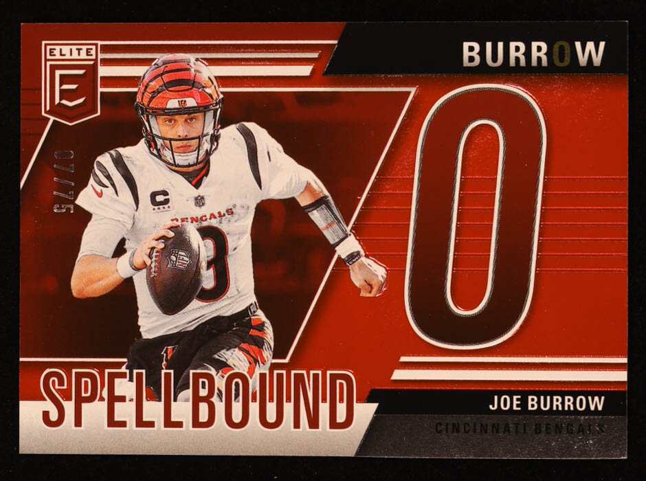 Joe Burrow 2024 Elite Spellbound Red #39 #07/75 at PristineAuction.com Joe Burrow 2024 Elite Spellbound Red #39 #07/75 at PristineAuction.com