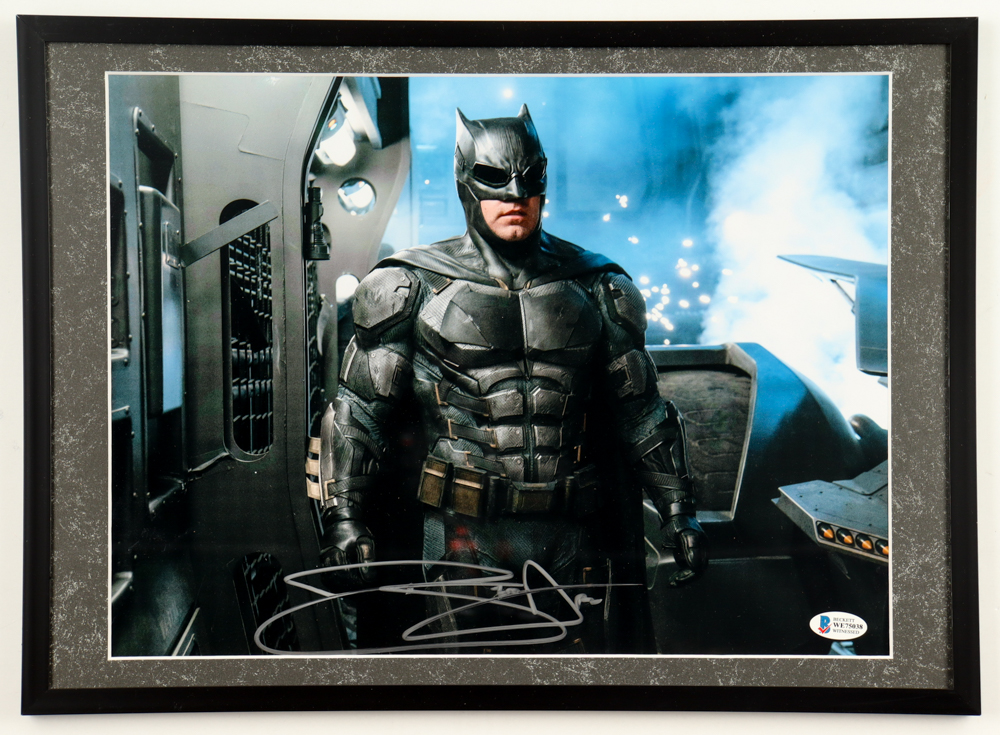 Ben Affleck Signed "Justice League" Custom Framed Photo Display (Beckett) at PristineAuction.com Ben Affleck Signed "Justice League" Custom Framed Photo Display (Beckett) at PristineAuction.com