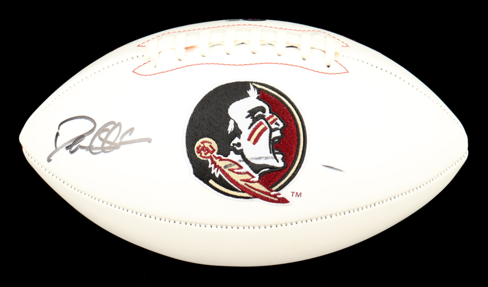 Deion Sanders Signed Florida State Seminoles Logo Football (Beckett) at PristineAuction.com Deion Sanders Signed Florida State Seminoles Logo Football (Beckett) at PristineAuction.com