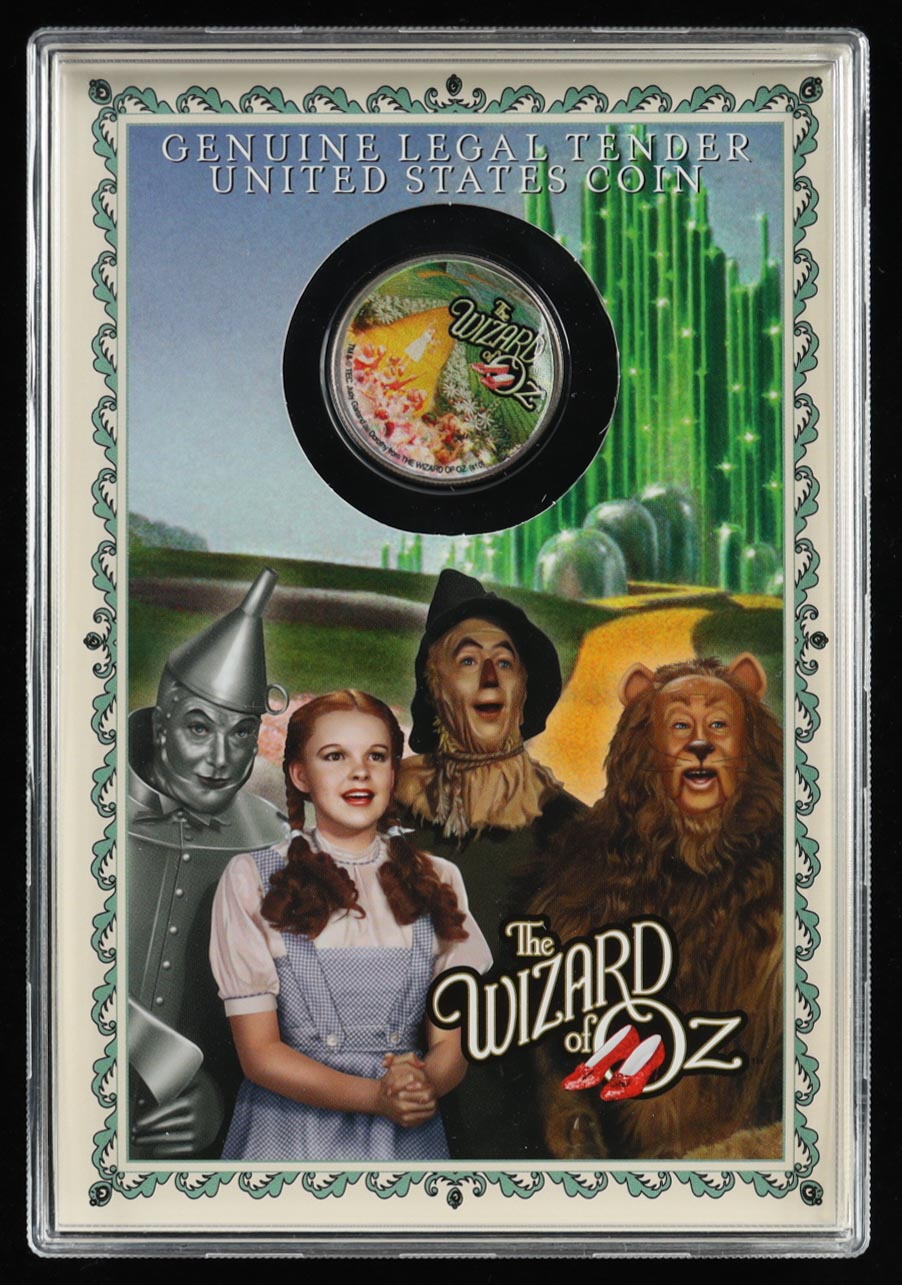"The Wizard of Oz" US Half Dollar Colorized Art Coin at PristineAuction.com "The Wizard of Oz" US Half Dollar Colorized Art Coin at PristineAuction.com