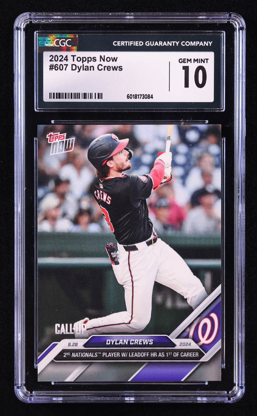 Dylan Crews 2024 Topps Now #607 RC (CGC 10) at PristineAuction.com Dylan Crews 2024 Topps Now #607 RC (CGC 10) at PristineAuction.com