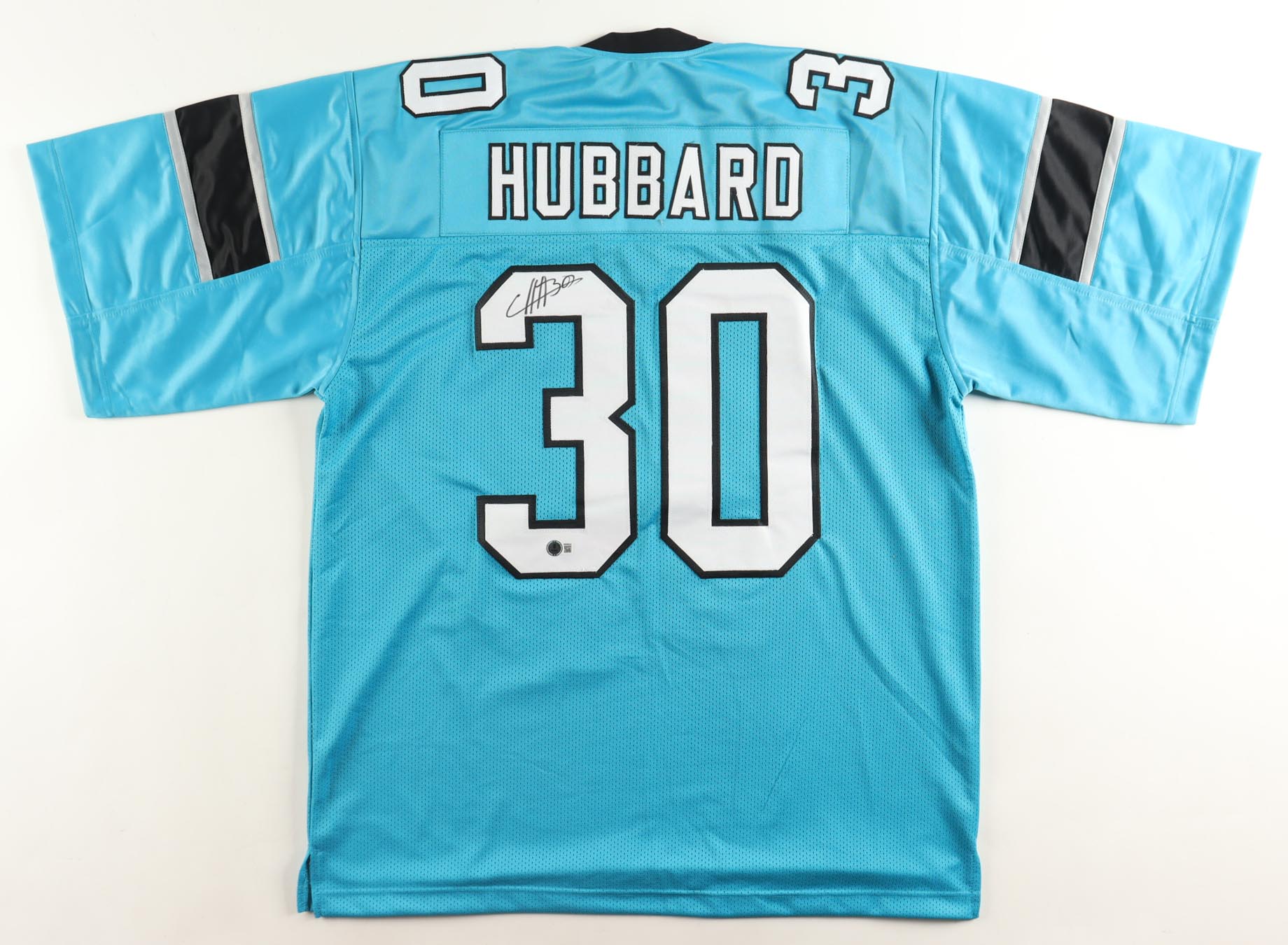 Chuba Hubbard Signed Jersey (Beckett) at PristineAuction.com Chuba Hubbard Signed Jersey (Beckett) at PristineAuction.com