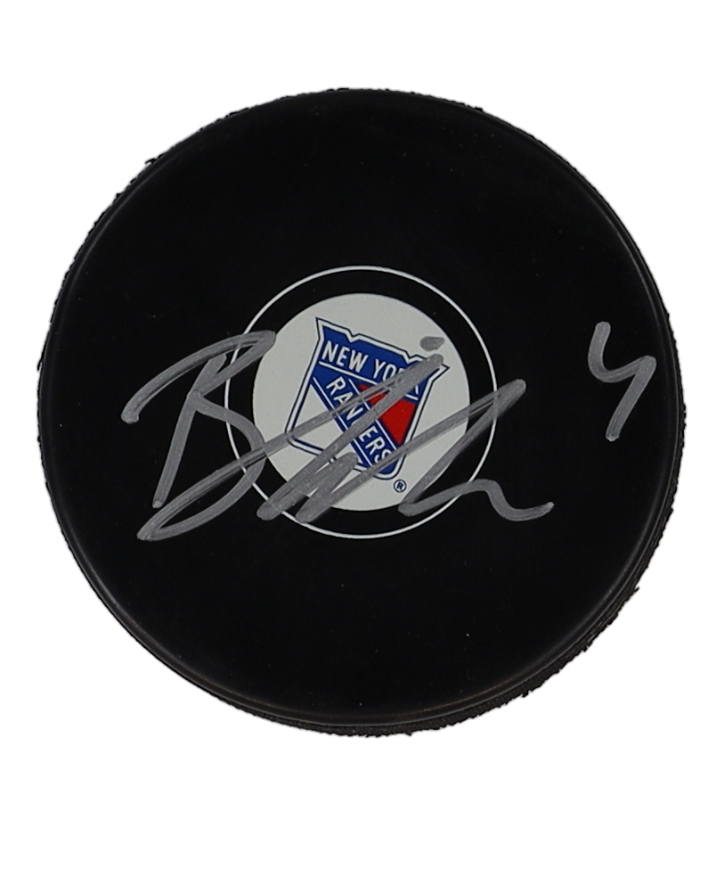 Braden Schneider Signed Rangers Logo Hockey Puck (JSA) at PristineAuction.com Braden Schneider Signed Rangers Logo Hockey Puck (JSA) at PristineAuction.com