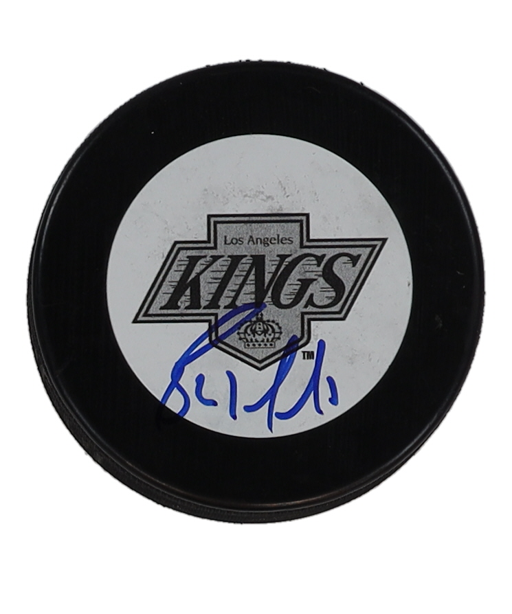 Bernie Nicholls Signed Kings Logo Hockey Puck (JSA) at PristineAuction.com Bernie Nicholls Signed Kings Logo Hockey Puck (JSA) at PristineAuction.com