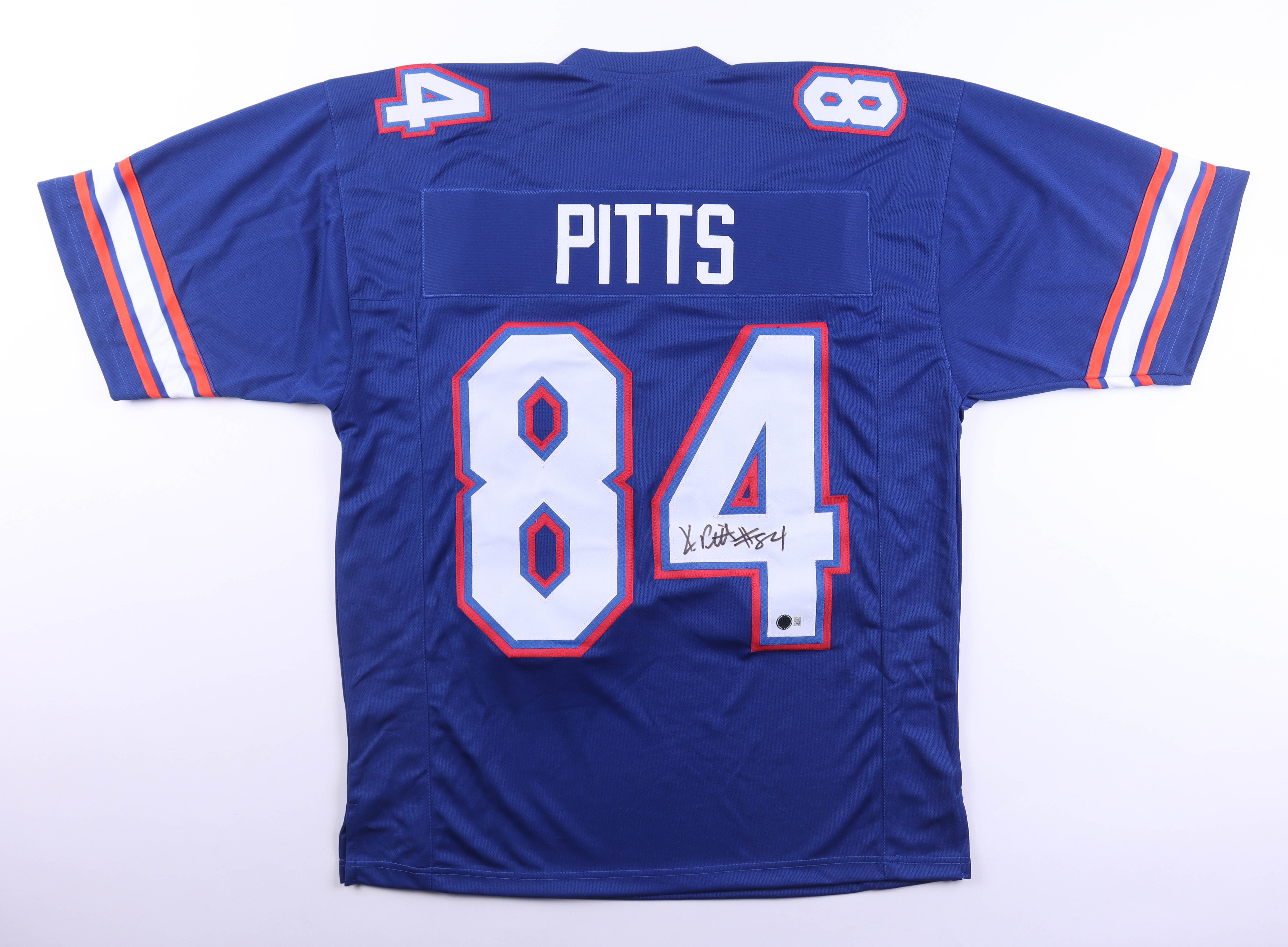 Kyle Pitts Signed Jersey (Beckett) at PristineAuction.com Kyle Pitts Signed Jersey (Beckett) at PristineAuction.com