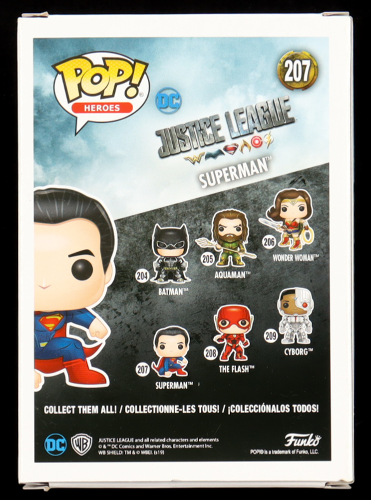 Zack Snyder Signed "Justice League" #207 Superman Funko Pop! Vinyl Figure (ACOA) at PristineAuction.com Zack Snyder Signed "Justice League" #207 Superman Funko Pop! Vinyl Figure (ACOA) at PristineAuction.com
