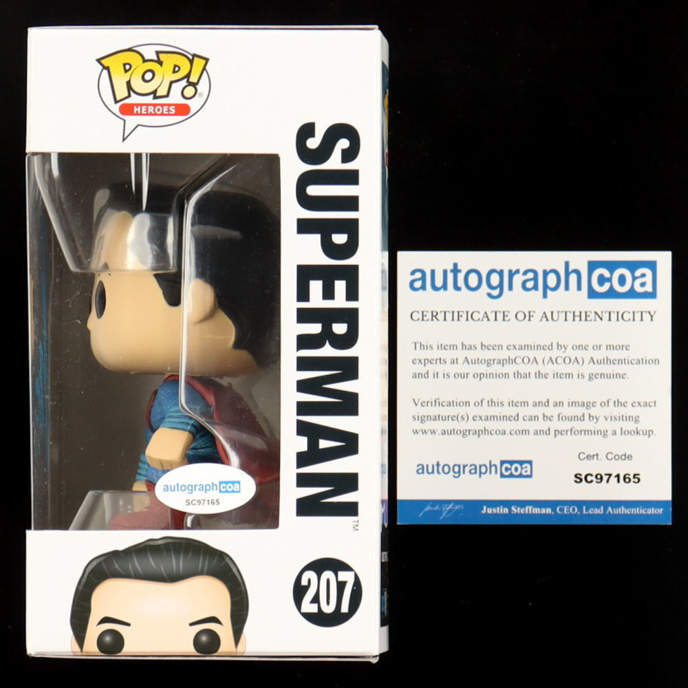 Zack Snyder Signed "Justice League" #207 Superman Funko Pop! Vinyl Figure (ACOA) at PristineAuction.com Zack Snyder Signed "Justice League" #207 Superman Funko Pop! Vinyl Figure (ACOA) at PristineAuction.com