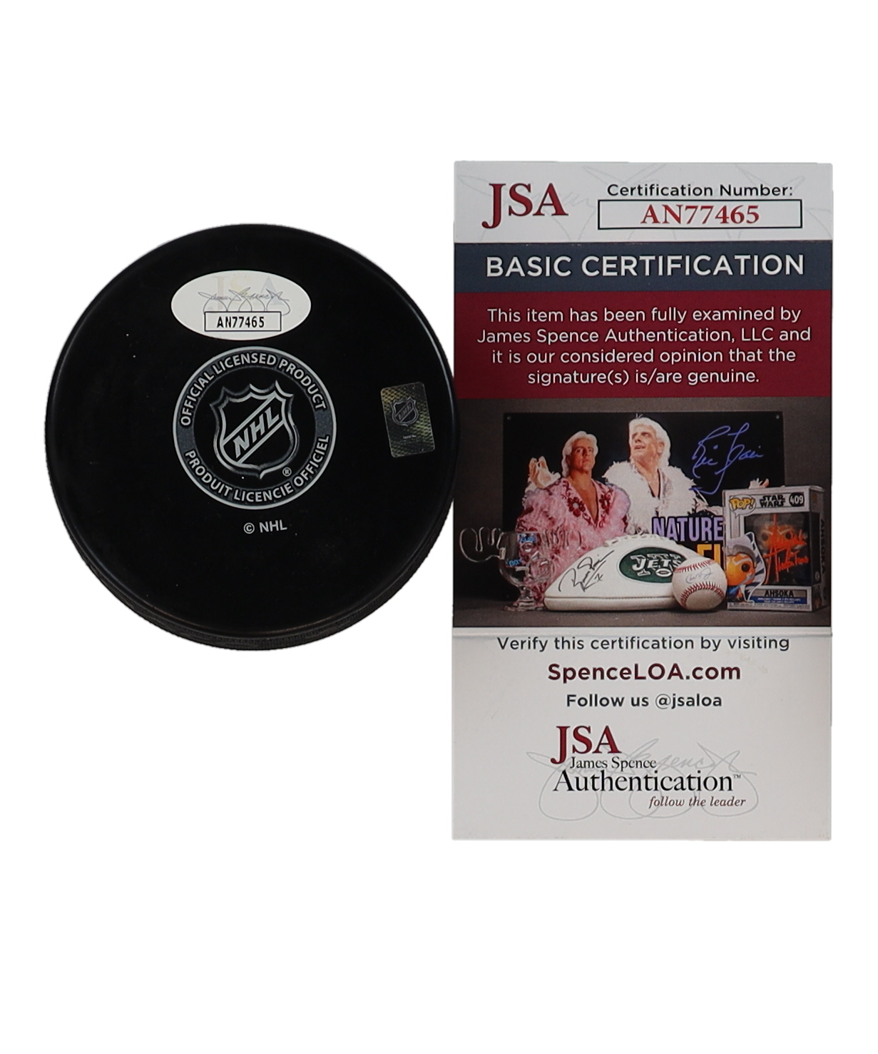 Joe Mullen Signed Penguins Logo Hockey Puck Inscribed "H.O.F. 2000" (JSA) at PristineAuction.com Joe Mullen Signed Penguins Logo Hockey Puck Inscribed "H.O.F. 2000" (JSA) at PristineAuction.com