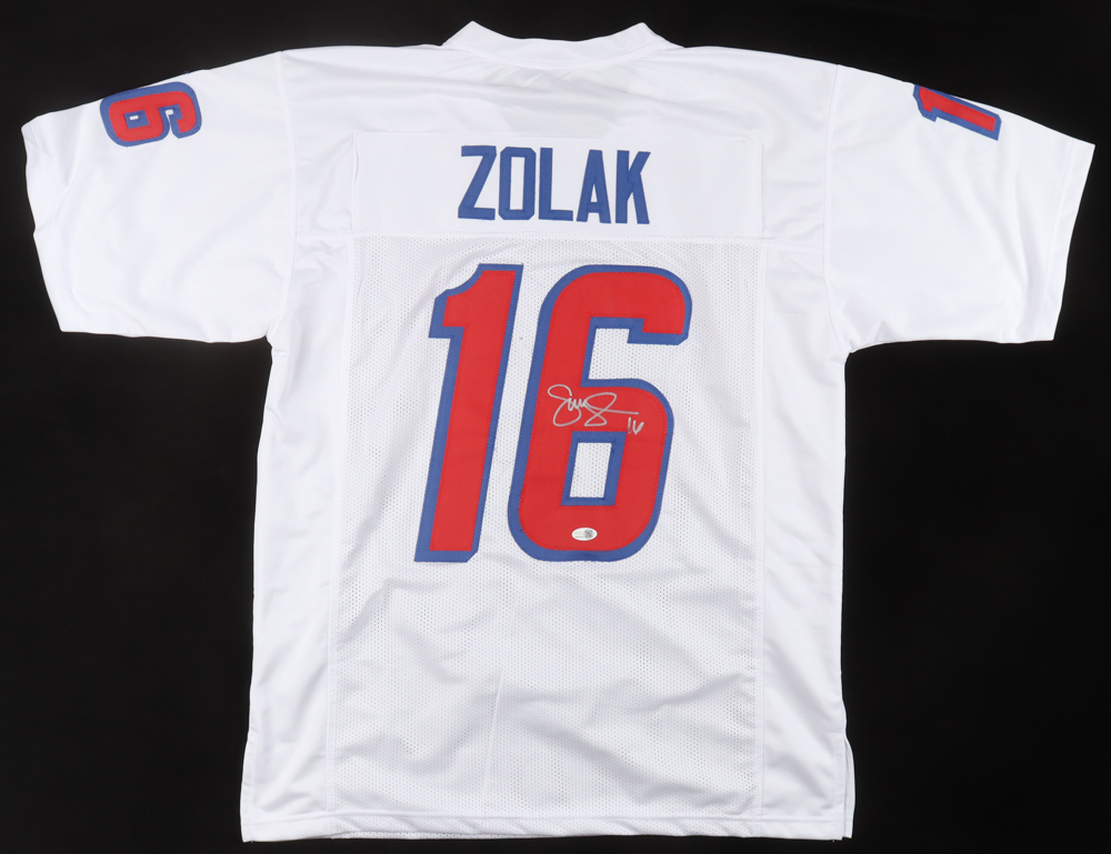 Scott Zolak Signed Jersey (JSA) at PristineAuction.com Scott Zolak Signed Jersey (JSA) at PristineAuction.com