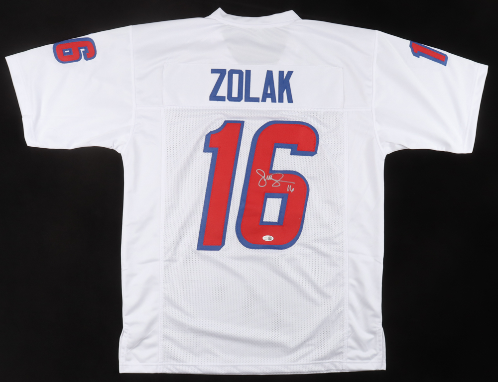 Scott Zolak Signed Jersey (JSA) at PristineAuction.com Scott Zolak Signed Jersey (JSA) at PristineAuction.com