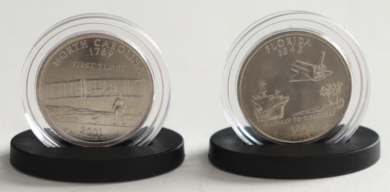 Merrick Mint Dale Earnhardt Set of (2) Colorized U.S. Quarters Set at PristineAuction.com Merrick Mint Dale Earnhardt Set of (2) Colorized U.S. Quarters Set at PristineAuction.com