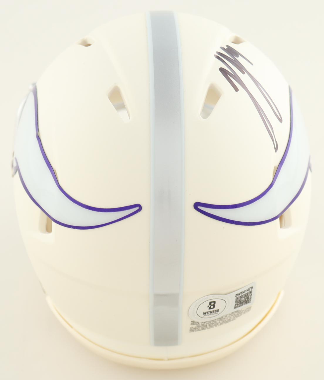 J. J. McCarthy Signed Vikings Speed Mini Helmet (Beckett) at PristineAuction.com J. J. McCarthy Signed Vikings Speed Mini Helmet (Beckett) at PristineAuction.com