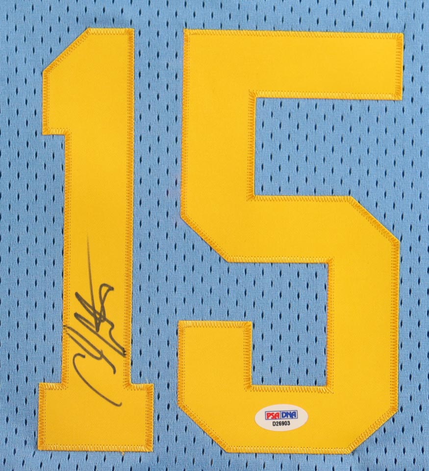 Carmelo Anthony Signed Custom Framed Jersey Display (PSA) at PristineAuction.com Carmelo Anthony Signed Custom Framed Jersey Display (PSA) at PristineAuction.com