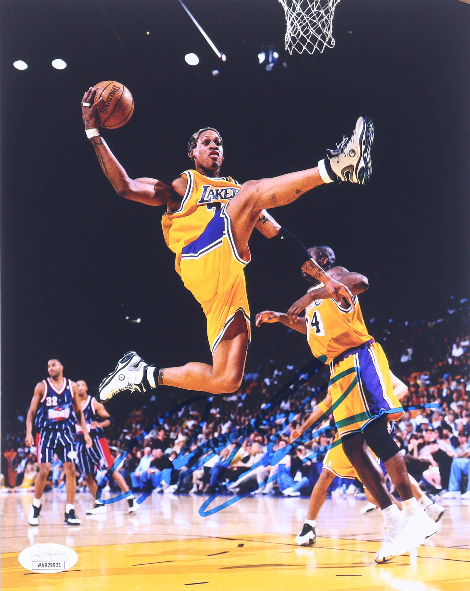 Dennis Rodman Signed Lakers 8x10 Photo (JSA) | Pristine Auction