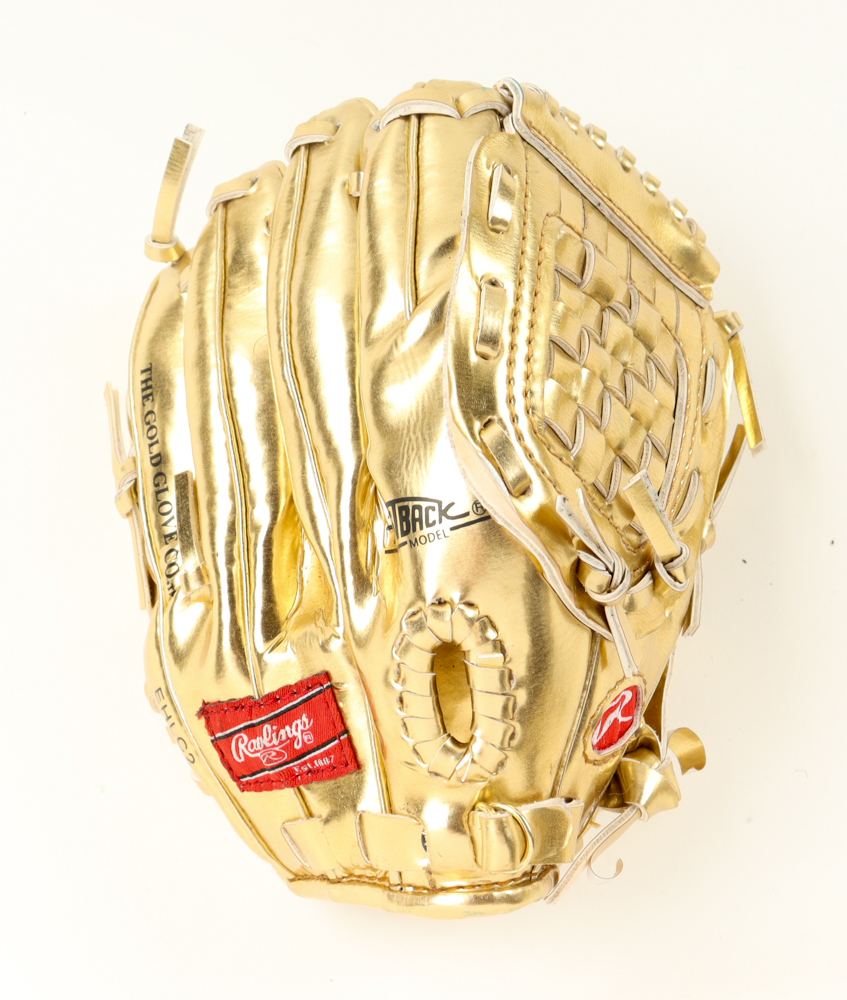 Fernando Tatis Jr. Signed Mini Gold Baseball Glove (Beckett) at PristineAuction.com Fernando Tatis Jr. Signed Mini Gold Baseball Glove (Beckett) at PristineAuction.com