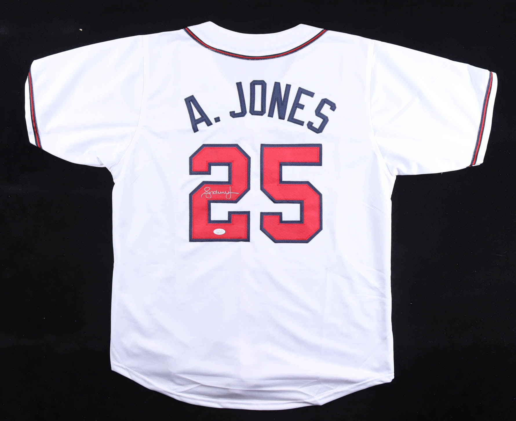 Andruw Jones Signed Jersey (JSA) at PristineAuction.com Andruw Jones Signed Jersey (JSA) at PristineAuction.com