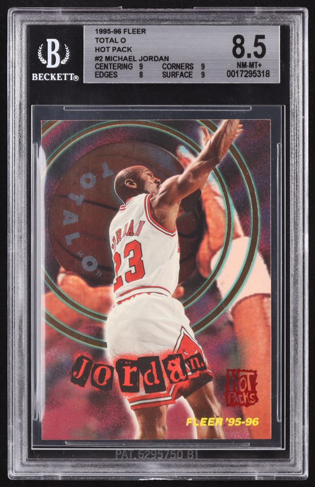 Michael Jordan 1995-96 Fleer Total O Hot Pack #2 (BGS 8.5) at PristineAuction.com Michael Jordan 1995-96 Fleer Total O Hot Pack #2 (BGS 8.5) at PristineAuction.com