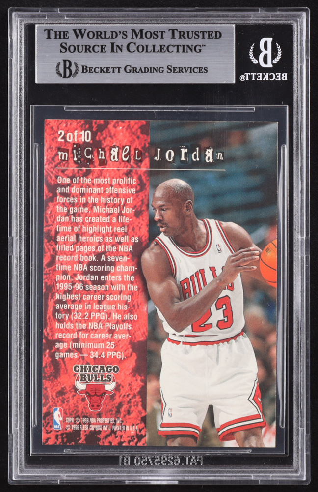 Michael Jordan 1995-96 Fleer Total O Hot Pack #2 (BGS 8.5) at PristineAuction.com Michael Jordan 1995-96 Fleer Total O Hot Pack #2 (BGS 8.5) at PristineAuction.com