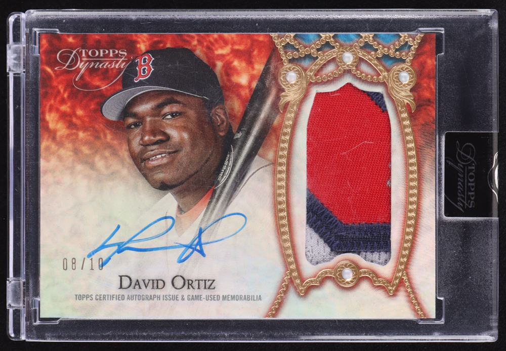 David Ortiz 2022 Topps Dynasty Autograph Patches #DAPDO #08/10